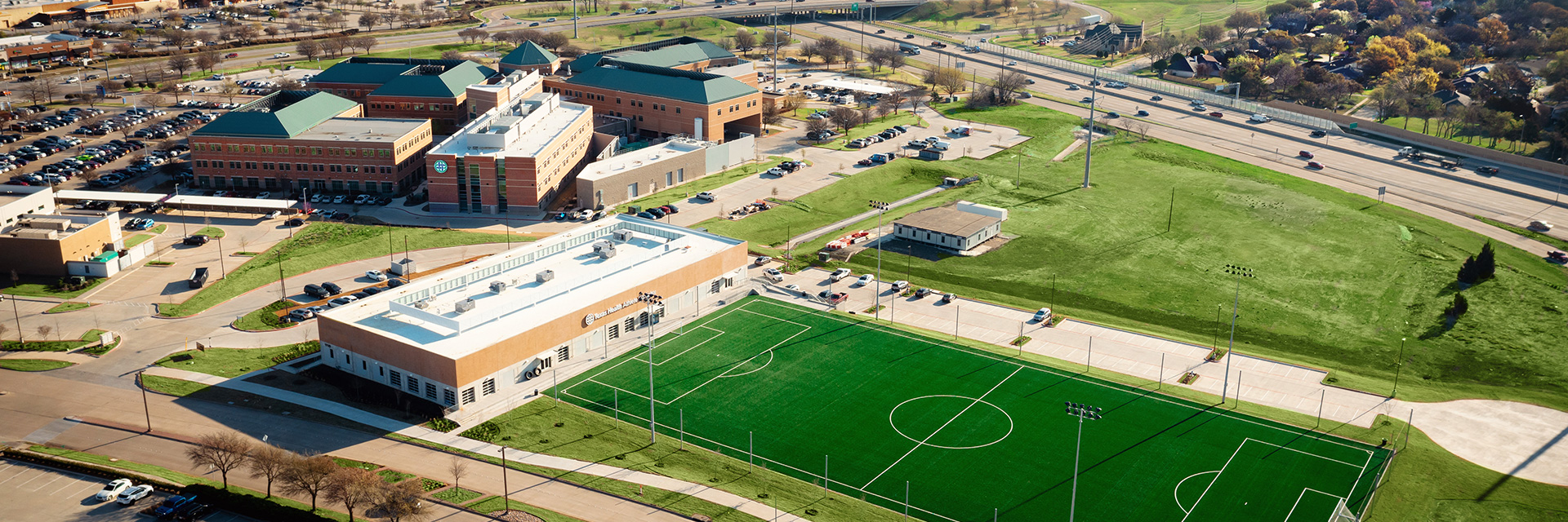 Texas Health Athlete Complex aerial view